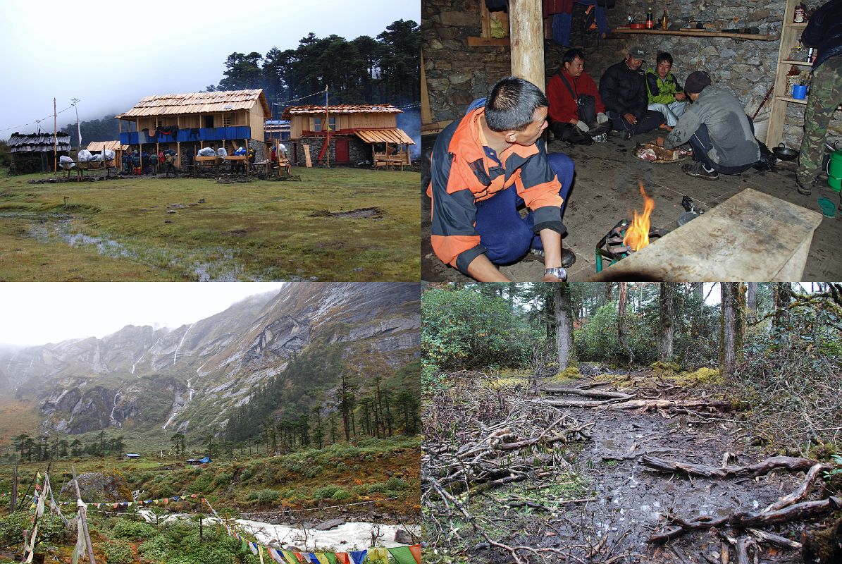 6 5 Lunch At Yangle Kharka, Trek Past Nehe Kharka, And Through Forest Towards Riphuk Kharka